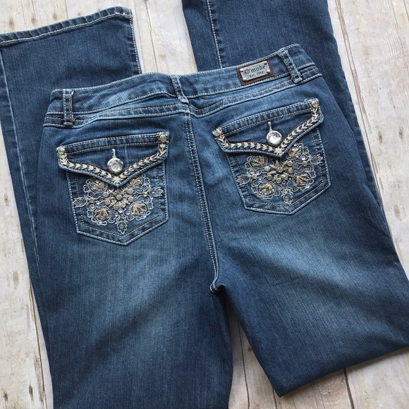 D mode est 1990 size 11 denim blue jeans - Picture 2 of 9